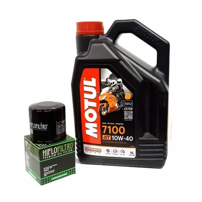 Ol.motul 7100 4l 10w40 (syntetyczny) + HF140 filtr oleju