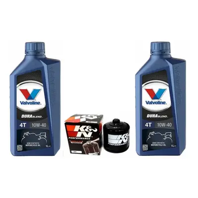 Olej silnikowy Valvoline Durablend 10w40 2L (PÓŁSYNTETYCZNY) moto, quad, skuter filtr oleju + KN