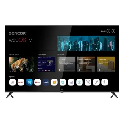 Telewizor Sencor 43US802TCSB LED 43'' 4K Ultra HD WebOS