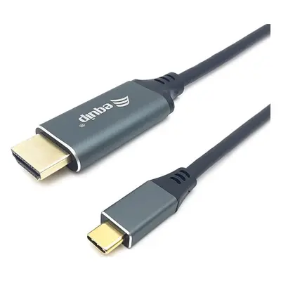 Kabel Triton Equip adapter kablowy m USB Type-C HDMI Typu A (Standard) Czarny, Szary