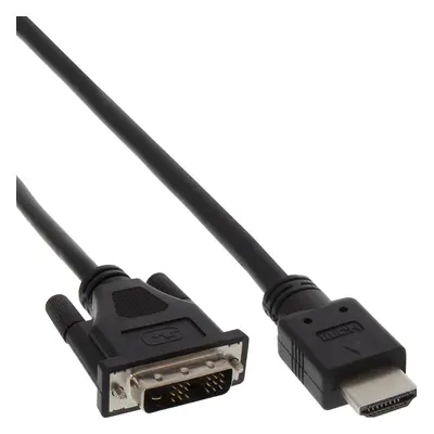 Kabel InLine HDMI - DVI-D 1m czarny (17661E)