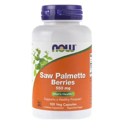 NOW Foods Now Foods Saw Palmetto Berries (Palma Sabałowa) 550 mg - 100 kapsułek