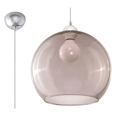 Lampa wisząca Lumes Szklana lampa wisząca LED E830-Bals - grafit