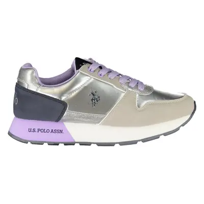 U.S. Polo Assn DAMSKIE BUTY SPORTOWE US POLO W NAJLEPSZEJ CENIE SREBRNE DAMSKIE