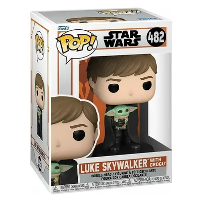 Figurka Funko Pop Funko POP! Star Wars Mandalorian Luke Skywalker With Grogu Figurka Winylowa 58