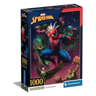 Clementoni CLE puzzle 1000 Compact SpiderMan 39768