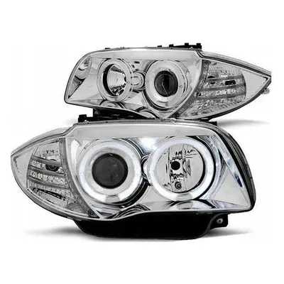 Lampy reflektory Bmw E87 E81 ringi chrome