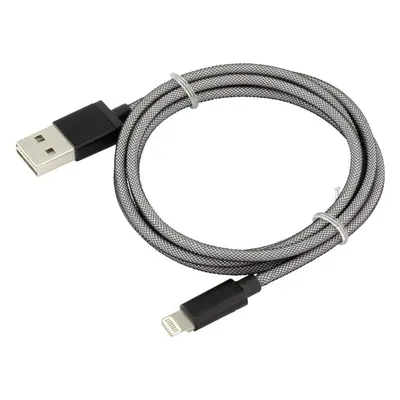 Kabel USB Ansmann USB-A - Lightning m Szary (1700-0045)