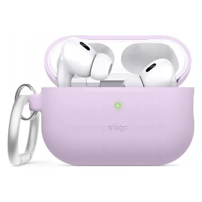 Elago Elago AirPods Pro Hang Silicone Case - etui z karabińczykiem do AirPods Pro lawendowe - Gw