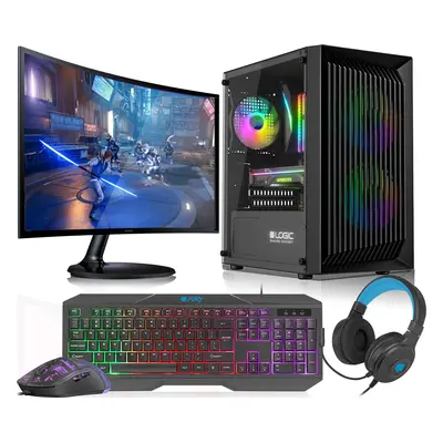 Komputer Vist ZESTAW GAMINGOWY RGB Ryzen 3600 RX 32GB SSD 1TB W11 LCD 24''