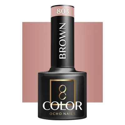 Activeshop OCHO NAILS Lakier hybrydowy brown -5 g