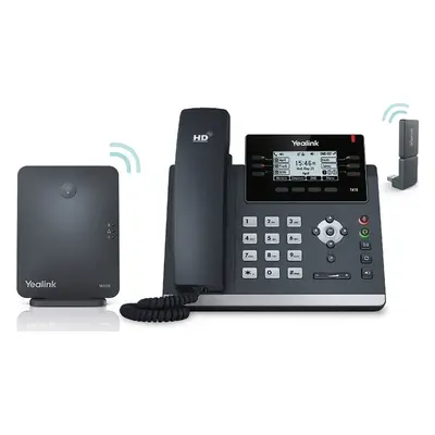 Telefon Yealink W41P - Telefon IP DECT z bazą IP DECT PoE i zasilaczem