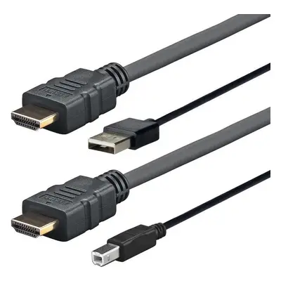 Kabel VivoLink Vivolink PROHDMIUSBAB3AMP kabel HDMI m HDMI Typu A (Standard) Czarny