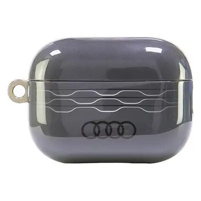 Audi Audi IML Geometric Pattern AirPods Pro cover szary/gray AU-IMLAPP2-A6/D3-GY