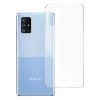 etumi Etui Do Samsung Galaxy A71 5G Gumowe Slim Clear Pokrowiec Ochronny / Futerał Obudowa / Och