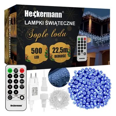 Dekoracja świąteczna Heckermann Kurtyna Świetlna Heckermann Cl-Lhl-05 500Led Cool