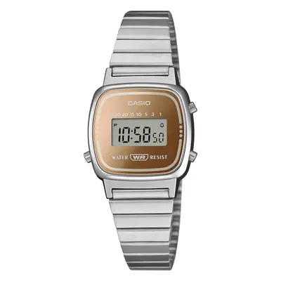 Zegarek Casio Zegarek damski Casio LA670WES-4AEF srebrny