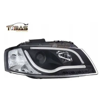 Lampy przednie reflektory Audi A3 8P BLACK TUBE