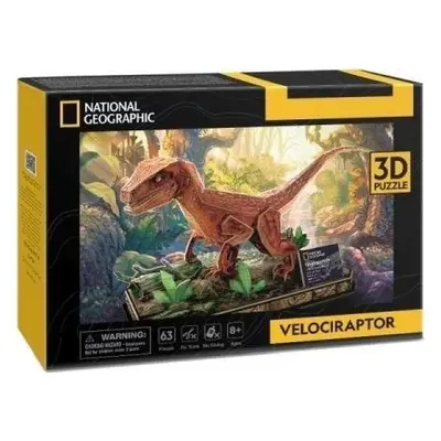 Cubic Fun PUZZLE 3D NATIONAL GEOGRAPHIC WELOCIRAPTOR