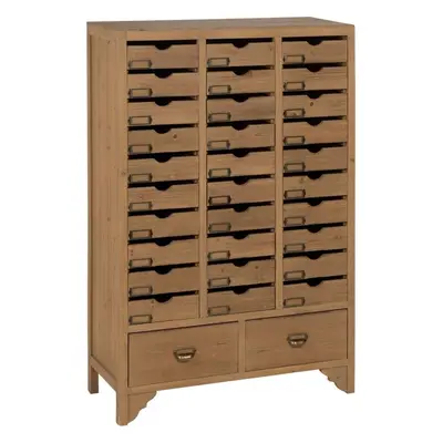 Bigbuy Home Komoda Beżowy Drewno świerkowe Drewno MDF 85,5 x 36,5 x cm