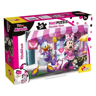 Lisciani Puzzle dwustronne maxi Myszka Minnie