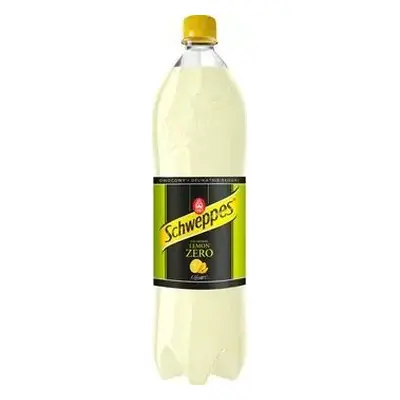 Schweppes Schweppes Lemon Zero Napój gazowany 1,35 l