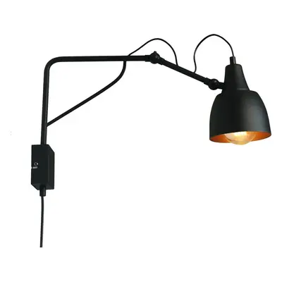 Kinkiet Aldex Lampa ścienna czarna Aldex SOHO 1002C1/M