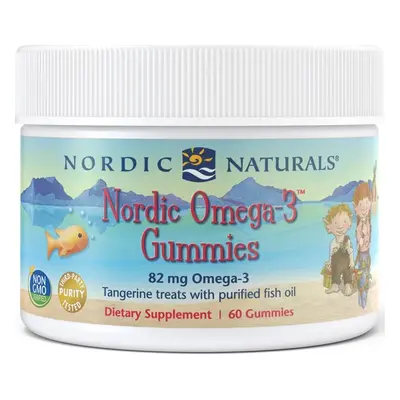 Nordic naturals Nordic Naturals - Omega-3 Gummies, 82mg, Smak Mandarynki, żelek