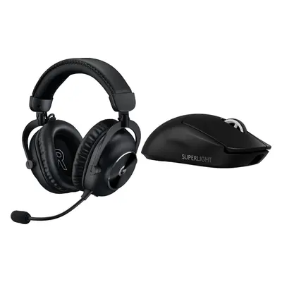 Słuchawki Logitech G Pro X2 Lightspeed Czarne (981-001263) + G PRO X SuperLight (910-006630)