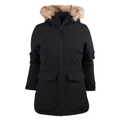 Adidas Kurtka damska adidas Parka Hooded Fur czarna IJ8260