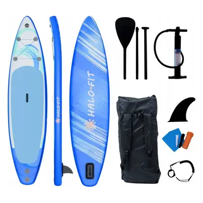 Halo-Fit Deska SUP pompowana 335cm do plywania Halo-Fit SUP11 Blue + akcesoria