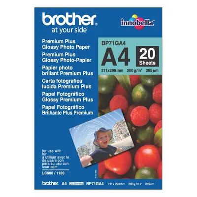 Brother Papier fotograficzny do drukarki A4 (BP71GA4)