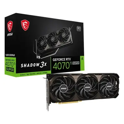 Karta graficzna MSI GeForce RTX Ti SUPER 16G Shadow 3X OC 16GB GDDR6X