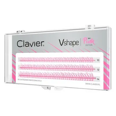 Clavier CLAVIER_Vshape kępki rzęs Pink