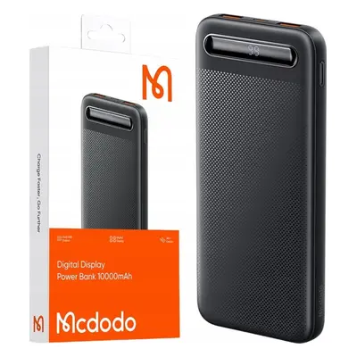 Powerbank Mcdodo MCDODO POWERBANK 10000MAH Z WYŚWIETLACZEM 2X USB USB-C 2A 10W + KABEL USB-C