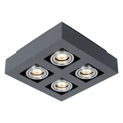 Lampa sufitowa Italux Casemiro 4x50W (IT8002S4-BK/AL)