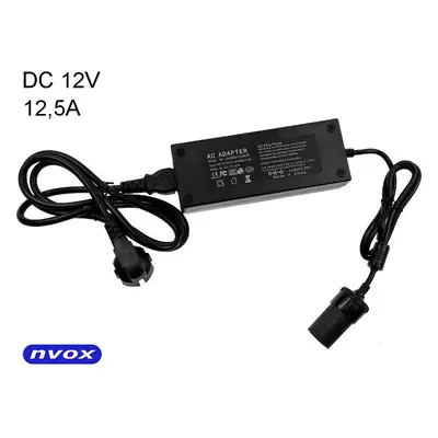 Nvox Zasilacz stabilizowany z gniazdem zapalniczki 12V o mocy 150W... (NVOX 125A12V)