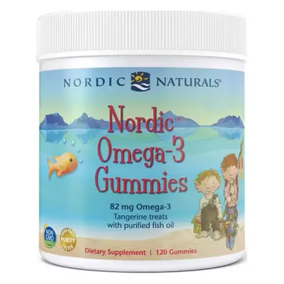 Nordic naturals Nordic Naturals - Omega-3 Gummies, 82mg, Smak Mandarynki, żelek