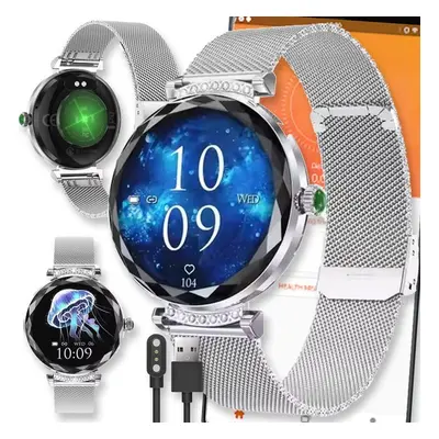 Smartwatch Active Band SMARTWATCH ZEGAREK WATCH MENU PL DAMSKI ROZMOWY SPORT POLSKIE PULS KROKI 