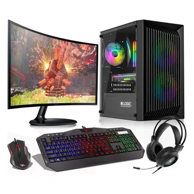 Komputer Vist ZESTAW GAMINGOWY RGB Ryzen 3600 RX 64GB SSD 1TB W11 LCD 24''