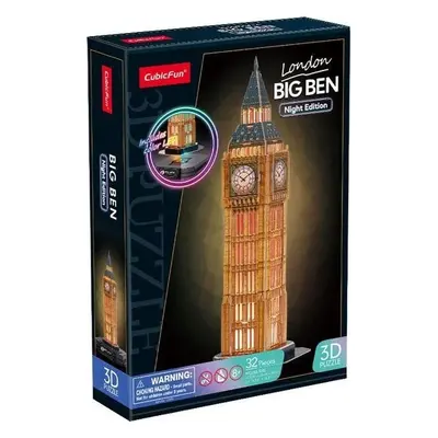 Cubic Fun Puzzle 3D Big Ben (wersja nocna)