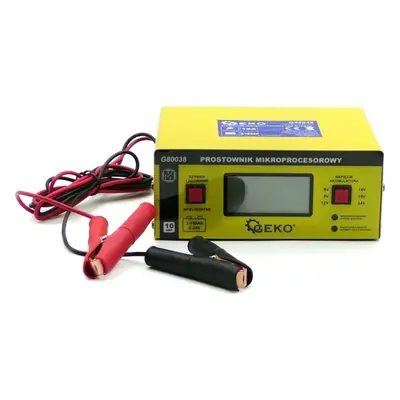 Geko PROSTOWNIK MIKROPROCESOROWY LCD 6/12/24V (1/12) G80038 GEKO