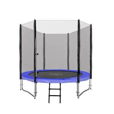 Trampolina ogrodowa SkyRamiz dla dzieci 244cm 8FT Niebieski + Akcesoria