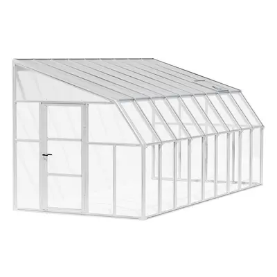 Rion Plastikowa szklarnia przyścienna Sun Room 49 Biały 570 x 258 x 266 cm