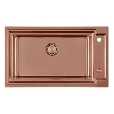 FOSTER OUTLINE SINK 1B 66x37 FLUSHM.COPPER