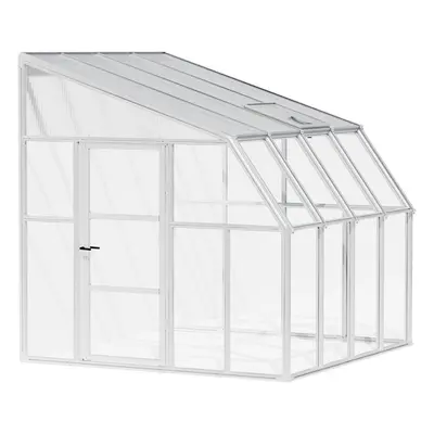 Rion Plastikowa przyścienna szklarnia Sun Room 44 Biały 260x258x266cm
