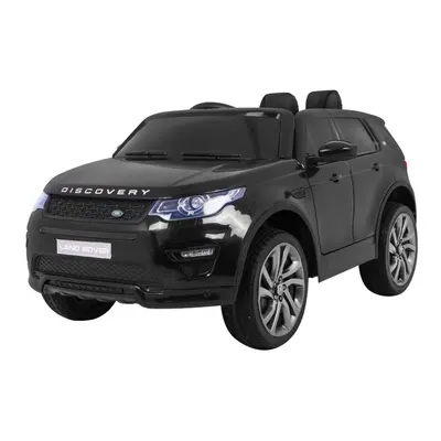 Land Rover Discovery dla dzieci Czarny + Pilot + 5-pkt pasy + Regulacja siedzenia + EVA + MP3 LE