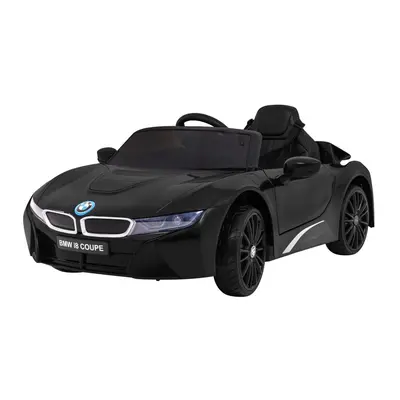 BMW I8 Lift Auto na akumulator Czarny + Pilot + Wolny Start + 3-pkt pasy + MP3 USB + LED