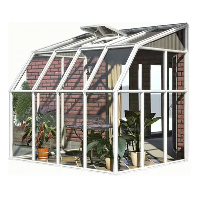 Rion Plastikowa szklarnia z ogrodem zimowym Sun Room 34 Biały 262x201x247cm