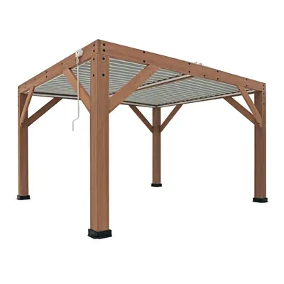 Westmann Pawilon z drewna cedrowego z dachem listwowym Karl 1311 396 x 335 x 251 cm